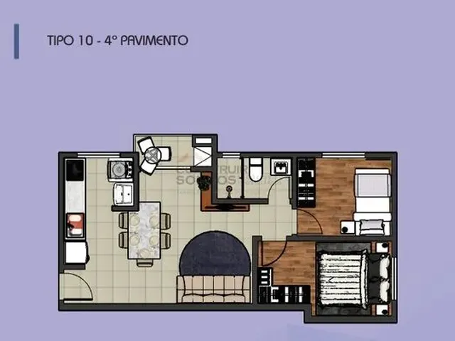 Imagem 9: Garden À Venda, 2 Quartos, 1 Suíte, 1 Vaga, Centro - São José dos Pinhais/Pr