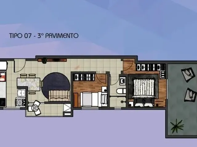 Imagem 13: Garden À Venda, 2 Quartos, 1 Suíte, 1 Vaga, Centro - São José dos Pinhais/Pr