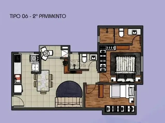Imagem 5: Garden À Venda, 2 Quartos, 1 Suíte, 1 Vaga, Centro - São José dos Pinhais/Pr