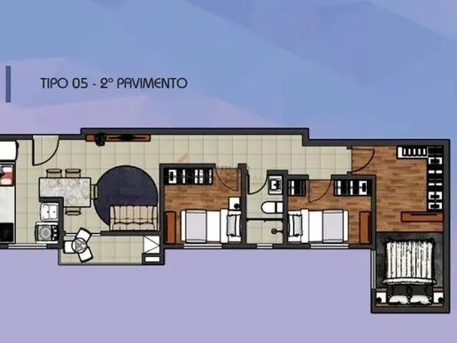 Imagem 4: Garden À Venda, 2 Quartos, 1 Suíte, 1 Vaga, Centro - São José dos Pinhais/Pr