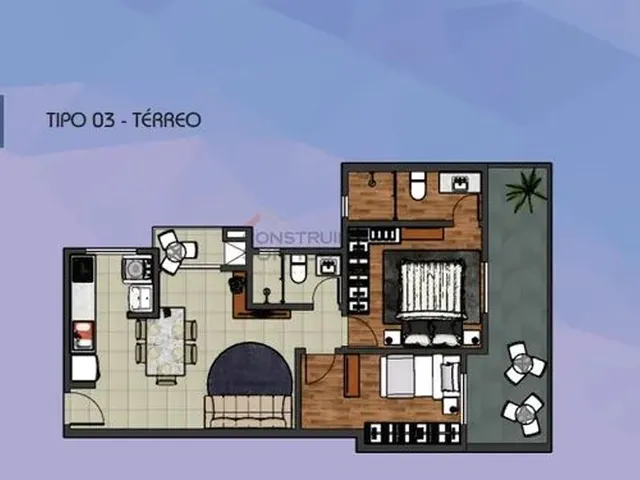 Imagem 15: Garden À Venda, 2 Quartos, 1 Suíte, 1 Vaga, Centro - São José dos Pinhais/Pr