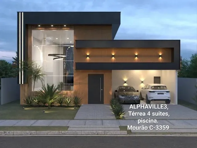Imagem: Casa Térrea no Alphaville3, 280M2, 4 Suítes