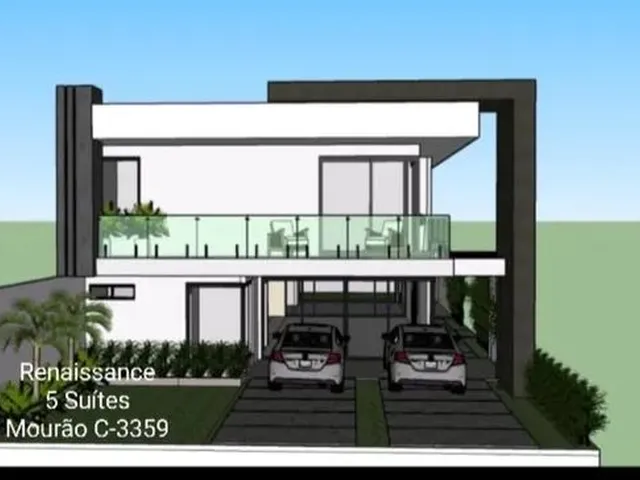 Imagem 5: Duplex Alto Padrão no Renaissance com 5 Suítes, 4 com Closets. em Fase Final De