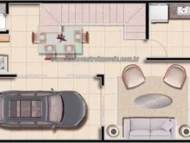 Imagem 5: Casa com 3 Dormitórios À Venda, 103 M² por R$ 345.000 - Timbu - Eusébio/Ce