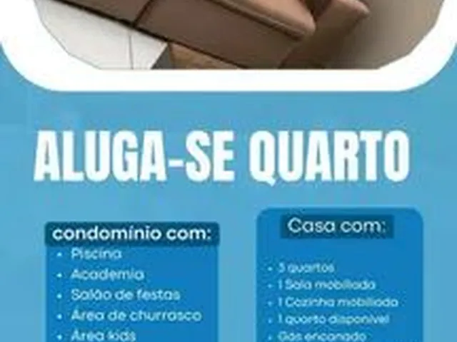 Imagem 1: Quarto para Alugar, Aluguel de Quarto, Apartamento para Alugar