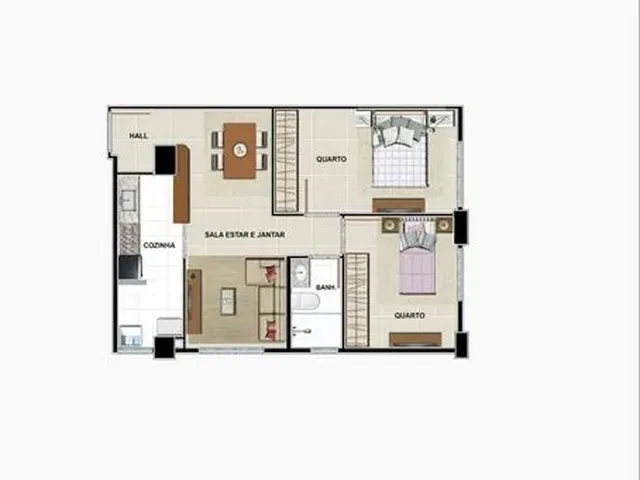 Imagem 4: Sorria Mena Barreto 2 Quarto - Centro Nilópolis - Ultimas Unidades - Use Seu Fgts