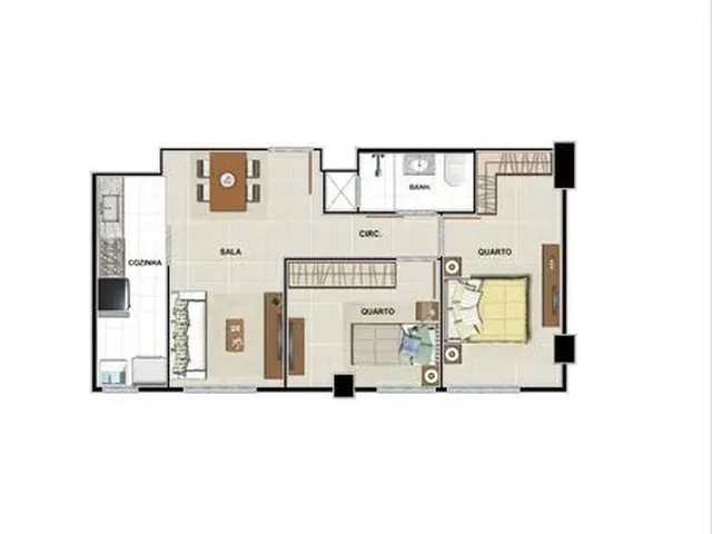 Imagem 5: Sorria Mena Barreto 2 Quarto - Centro Nilópolis - Ultimas Unidades - Use Seu Fgts
