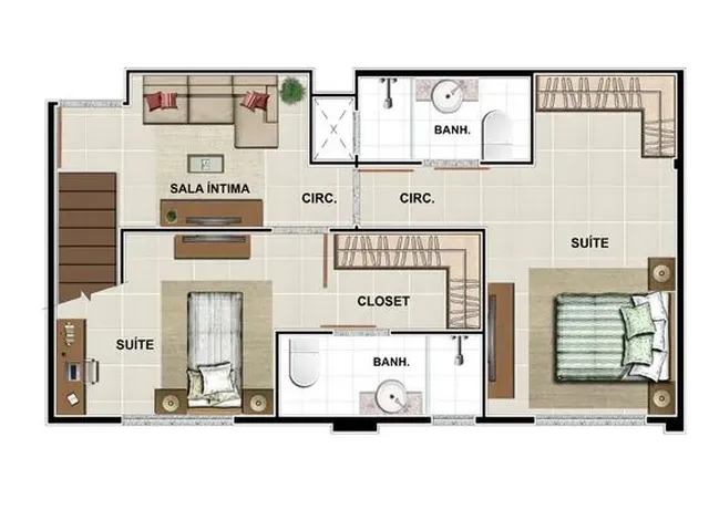 Imagem 12: Sorria Mena Barreto 2 Quarto - Centro Nilópolis - Ultimas Unidades - Use Seu Fgts
