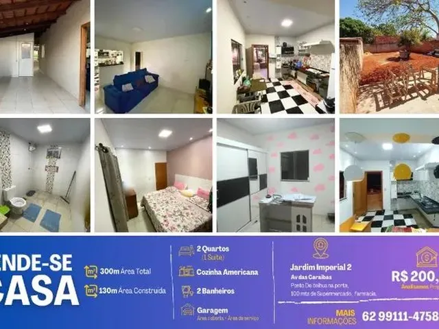 Imagem: Vende Se Casa Imperial 2 Trindade Go