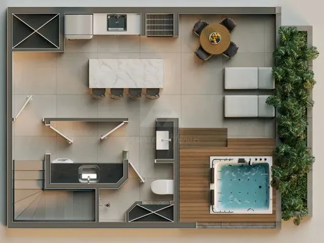 Imagem 7: Sobrado Triplex À Venda com 3 Dormitórios, Sendo 1 Suítes, 141,25M², R$572.062,50