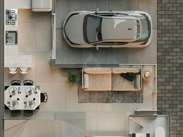 Imagem 3: Sobrado Triplex À Venda com 3 Dormitórios, Sendo 1 Suítes, 141,25M², R$572.062,50
