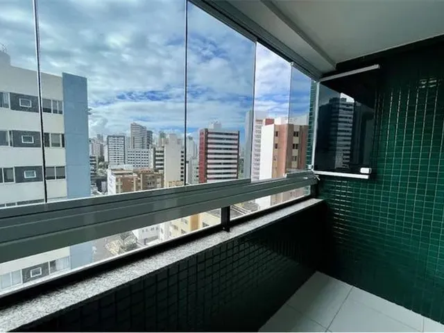 Imagem 2: Quarto e Sala com Varanda para Alugar na Pituba