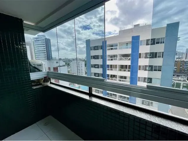 Imagem 3: Quarto e Sala com Varanda para Alugar na Pituba