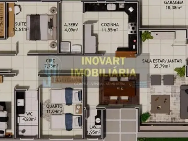 Imagem 2: !Cod 987 Excelente Casa no Solar dos Cantarinos, com 3 Quartos