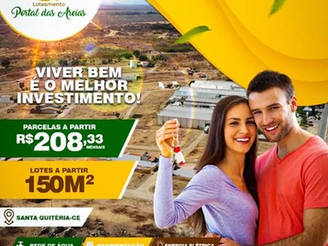 Imagem: O terreno possui 150m² de Área e está localizado em