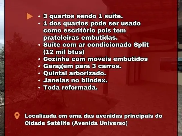 Imagem 3: Alugue-Se Casa no Cidade Satélite
