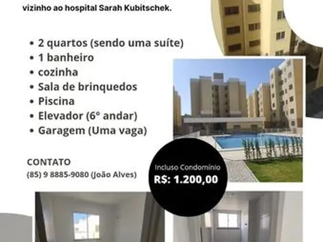 Imagem: Passaré - Apartamento Novo, na Avenida