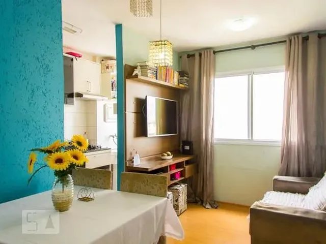 Imagem: O apartamento possui 2 Dormitórios, 1 Banheiro, 1 Vaga na