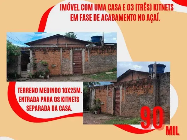 Imagem: A casa possui 4 Dormitórios, 4 Banheiros, 250m² de Área
