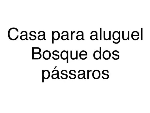 Imagem: Casa Duplex Condomínio Bosque dos Pássaros