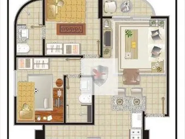 Imagem 16: Apartamento com 2 Dormitórios para Alugar, 54 M² por R$ 1.700,00/Mês - Cidade Alta