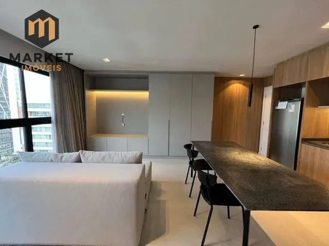 Imagem: O apartamento possui 1 Dormitório, 1 Banheiro, 1 Vaga na