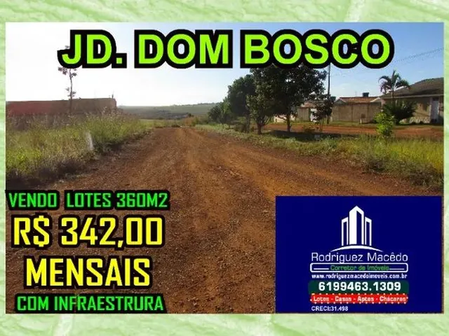 Imagem: Lotes À Venda no Jardim Dom Bosco 360M2
