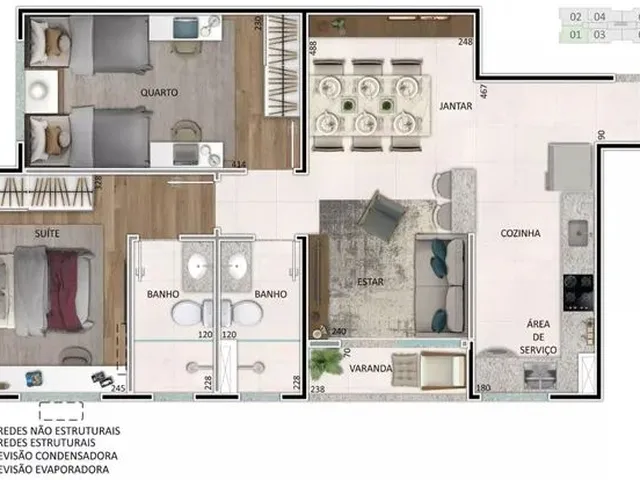 Imagem 5: Apartamento com 2 Dormitórios À Venda em Contagem