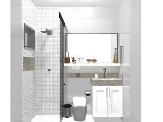 Imagem 3: Apartamento com 2 Dormitórios À Venda, 57 M² por R$ 245.000,00 - Olinda - Uberaba/Mg
