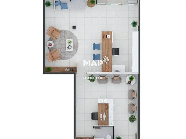Imagem 3: Curitiba - Conjunto Comercial/Sala - Centro