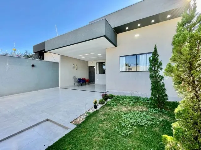 Imagem: Casa Moderna - Três Quartos, Sendo Uma