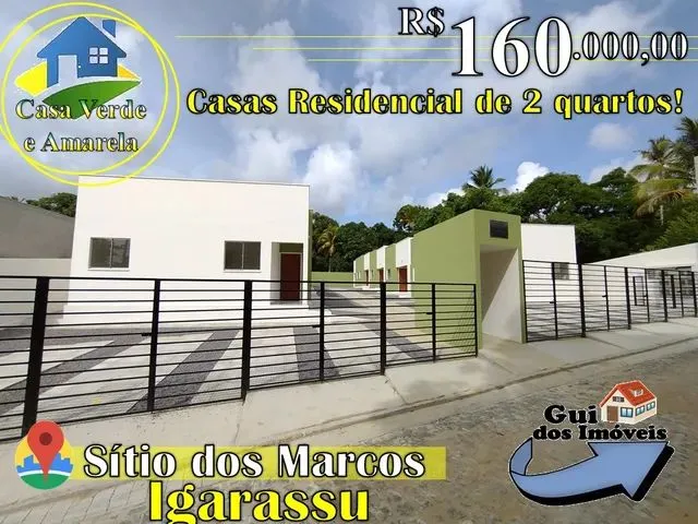 Imagem 12: Casa de Condomínio Térrea para Venda Tem 50M² de 2 Quartos - Igarassu/Pe - 160 Mil