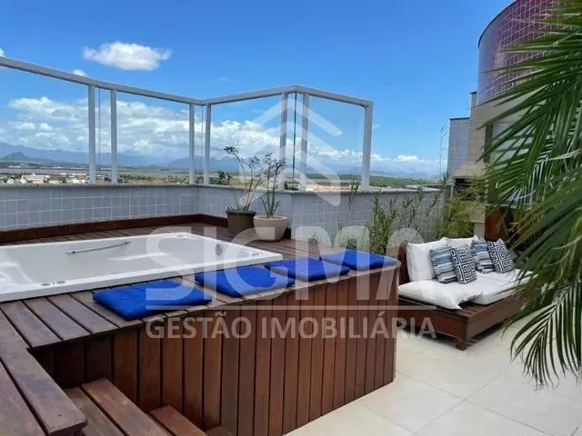 Imagem: O apartamento na cobertura possui 3 Dormitórios, 1 Suíte,