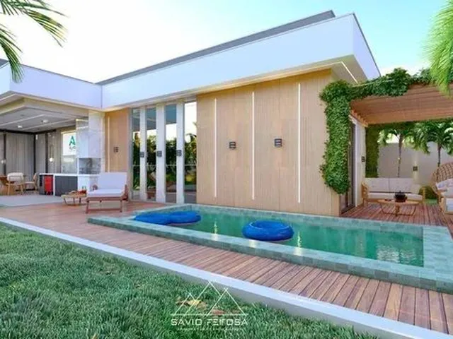 Imagem 3: Casa com 3 Dormitórios À Venda, 161 M² por R$ 1.100.000 - Cidade Alpha - Eusébio/Ce