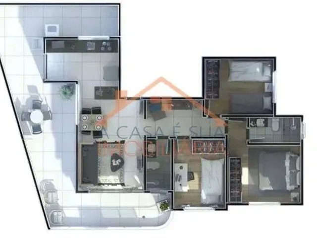 Imagem: Apartamento 03 Quartos 03 Vagas de Garagem