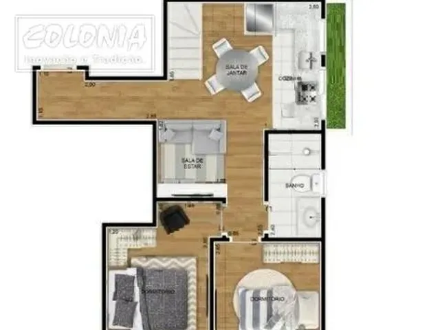 Imagem: Santo André - Apartamento Padrão - Jardim