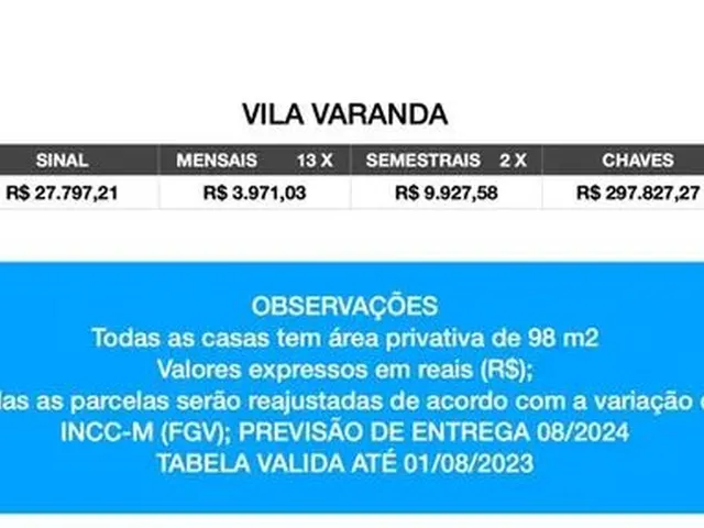 Imagem 5: Moura Corretora - Casas Triplex em Constrruçao À Venda no Cond. Vila Varanda