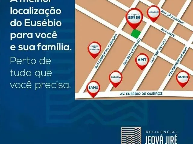 Imagem 15: Apartamento com 3 Dormitórios À Venda, 70 M² por R$ 260.000,00 - Centro - Eusébio/Ce