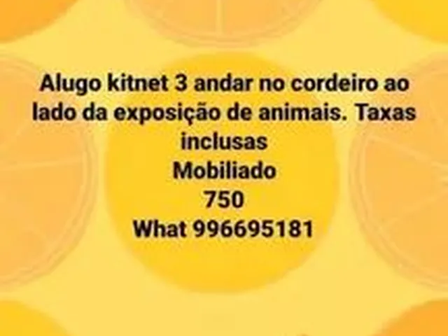 Imagem: Quitinete pra Alugar