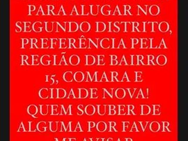 Imagem: Procuro por Casa para Alugar