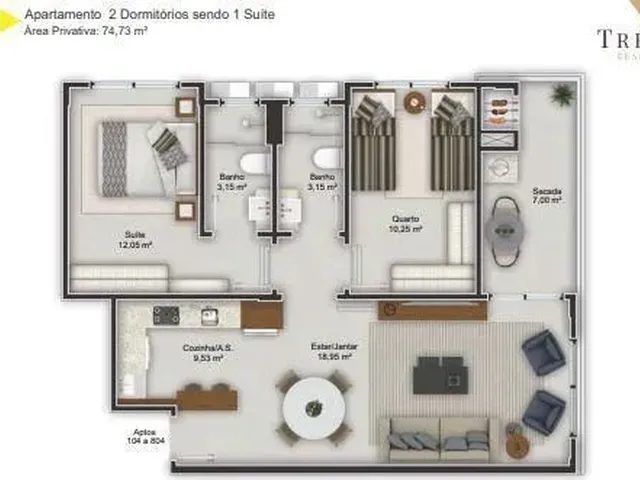 Imagem 6: Apartamento À Venda em Palhoça/Sc