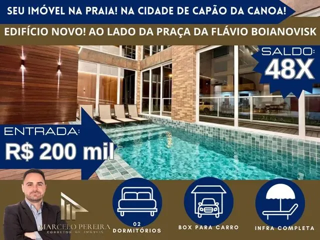 Imagem 1: 200 Mil no Ato e Saldo em 48X | 02 Dormitórios com Box
