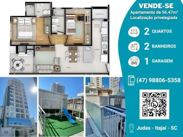 Imagem: Apto - São Judas - Itajaí - Localização