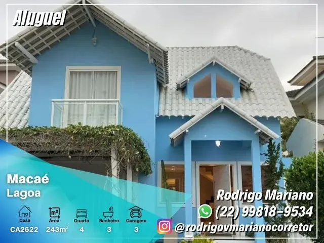 Imagem: Excelente Casa com 4 Quartos e Piscina no