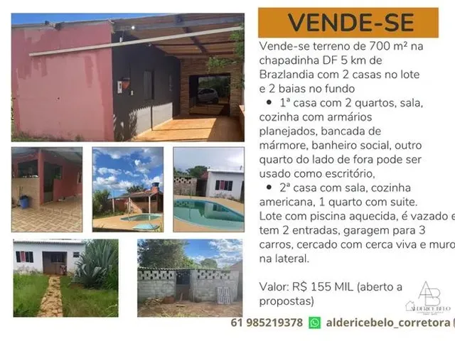 Imagem: Vende Se Casa na Chapadinha 5Km de Brazlândia