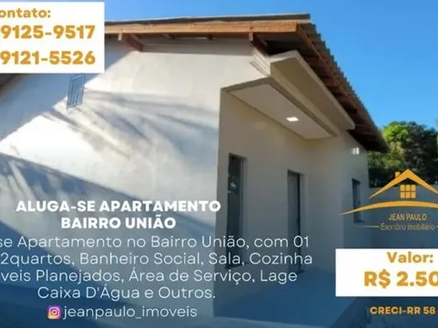 Imagem: Aluga-Se Apartamento Novo no Bairro União