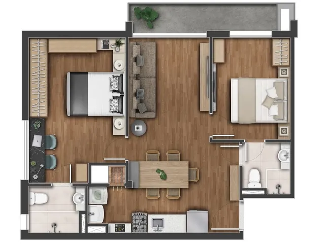 Imagem 5: Apartamento à venda no bairro Santa Cecília - Porto Alegre/RS