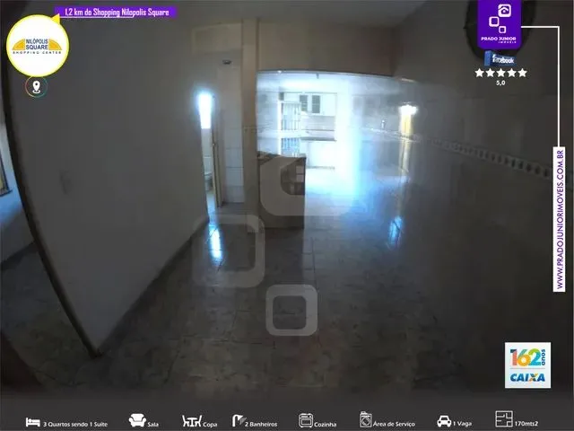 Imagem 3: 1Km do Nilopolis Saquare - 3 Quartos Sendo 1 Suite, Vaga Coberta, Casa Muito Espaçosa