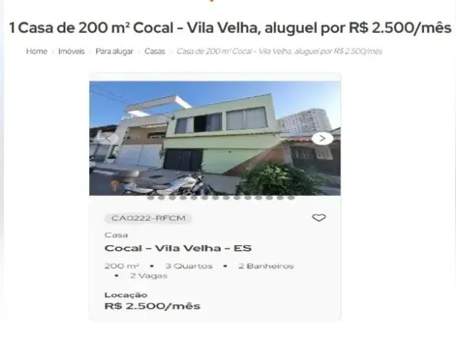 Imagem: Casa com 3 Dormitórios para Alugar, 200