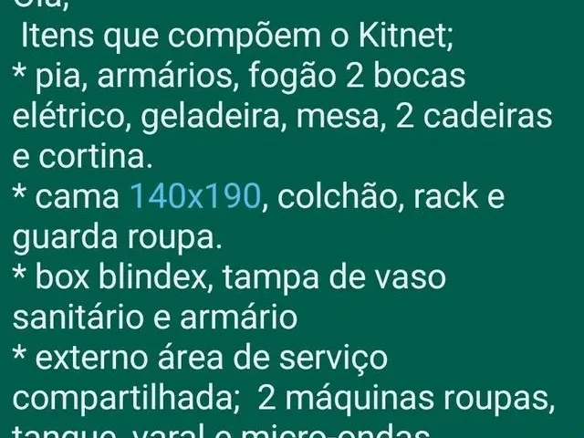 Imagem 7: Studio Kitnet Kitnet com 1 dormitório